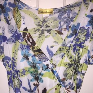 Ella Samani Peacock Blue Maxi